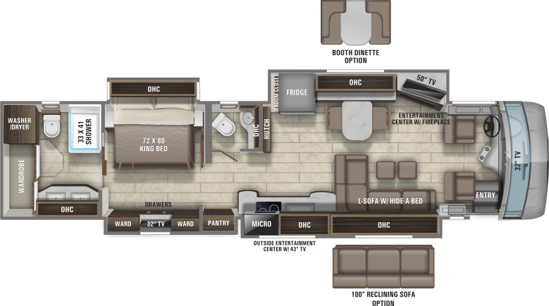 Entegra Cornerstone 45B Class A Motorhome