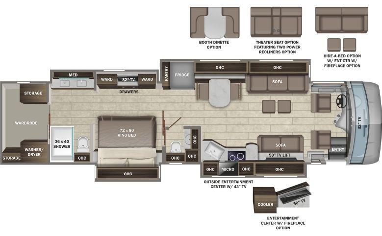 Entegra Cornerstone 45D Class A Motorhome