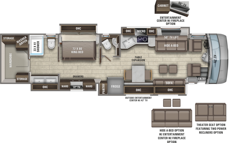 Entegra Cornerstone 45F Class A Motorhome