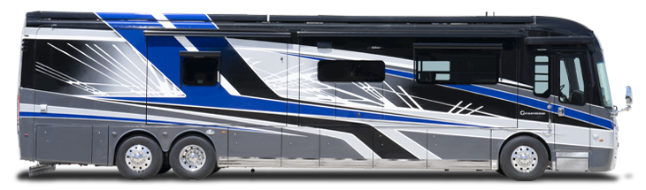 Entegra Cornerstone Patriot Blue Class A Motorhome