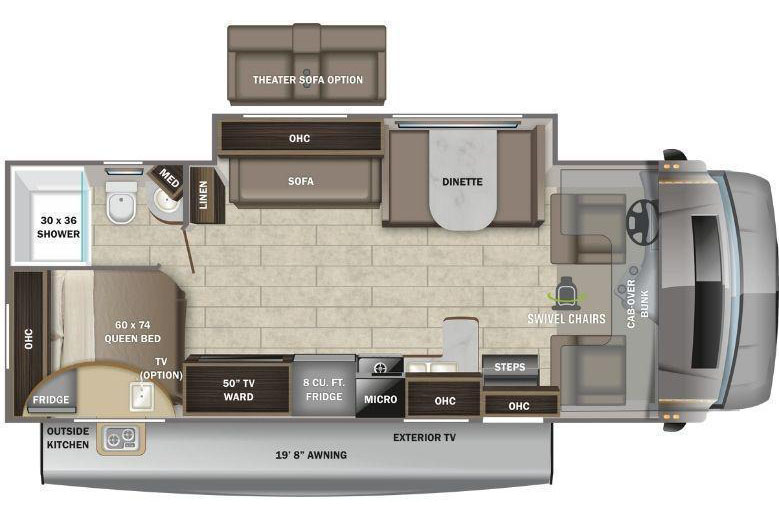 Entegra Odyssey 25R Class C Motorcoach