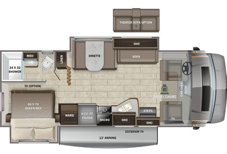 Entegra Odyssey 26D Class C Motorhome