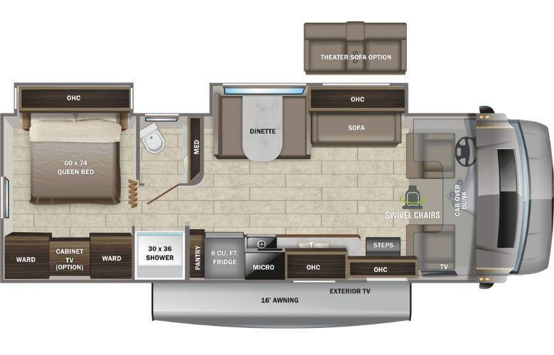 Entegra Odyssey 29V Class C Motorhome