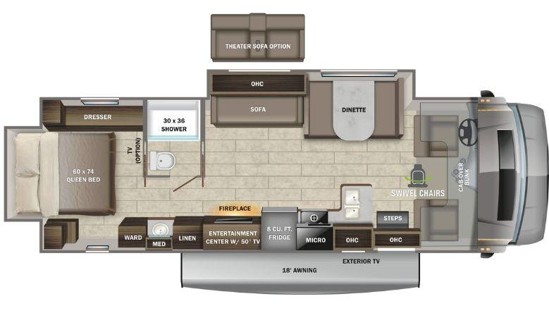 Entegra Odyssey 30Z Class C Motorhome