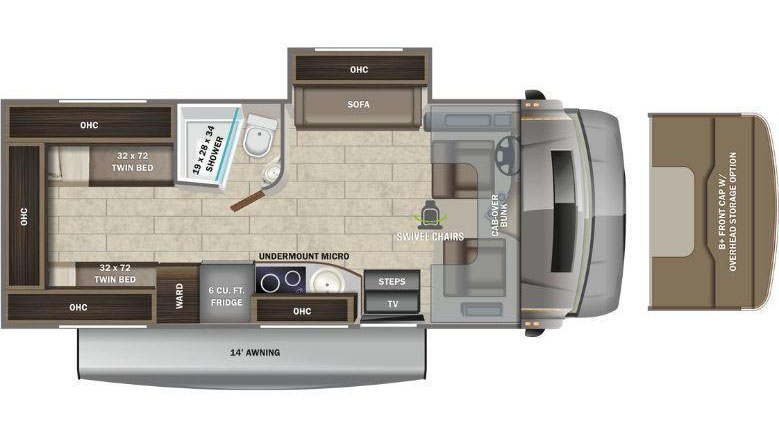 Entegra Qwest 24T Class C Motorhome