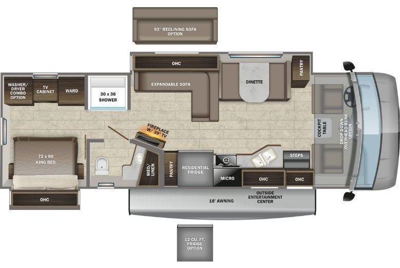 Entegra Vision XL 34B Class A Motorhome